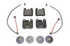 Brake Service Kit 964 C2 - REAR - for 2 Piston Caliper