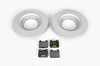 Brake service kit front   356 C  64- (with brakediscs )