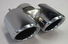 Dual Exhaust Tips 987.1 or 987.2 Cayman / Boxster - Tequipment / Sport - Round - Chrome
