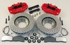 Sport-Brems-System "Big Red" (4-Kolben) 322x32mm, VA gelochte Scheiben