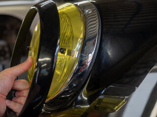 Headlight Cover Set 993 / 993 Turbo / 993 GT2 - Yellow