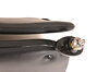 Sun Visor Set 911  1968-89 Coupe - Black - with Brackets - Left Hand Drive - German Aftermarket