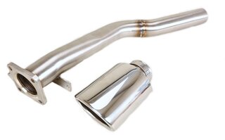 Sport End Muffler 944 Turbo / 944 Turbo S - Stainless Steel - Cargraphic