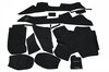 Carpet Set 993 RS - Complete - Black - Coupe