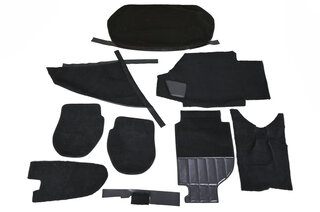 Carpet Set 993 RS - Complete - Black - Coupe