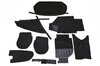 Carpet Set 993 RS - Complete - Black - Coupe
