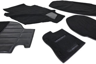 Carpet Set 993 RS - Complete - Black - Coupe