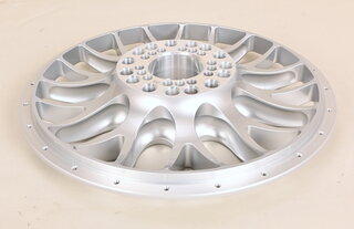 BBS E88 Felgenstern Aluminium geschmiedet, gefrässt - Silber
