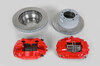 Big Red Brake System  - FRONT - 4 Piston - 300 x 24 mm - (Script White)