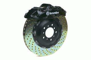 Brembo-Sport System GT (6-Kolben) 380x32mm, VA gelochte Scheiben