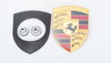 Hood Crest I Kit - Genuine Porsche - Gold - Gold Script