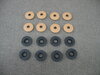 Floor Mat Fastener Set 955 Cayenne  S and Turbo - Sand Beige - For Installation of Genuine Carpets