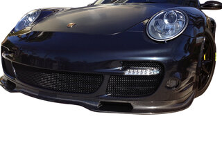 Grillgittersatz 997.1/ 997.2 Turbo - Komplett - Schwarz