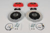 Sport Brake System - FRONT - BREMBO GT - 4 Piston - Drilled - 355 x 32 mm, Caliper red