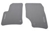 Genuine Floor Mat Set 955 Cayenne - Steel Grey - Velour - With Logo - Left Hand Drive