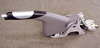 Handbremshebel Leder  Alu-Carbon  Graffitigrau