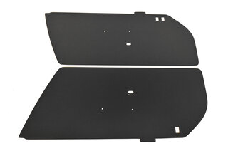 Jeu habillages de portes carbone mat  G+D sans pièces de montage