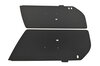 Jeu habillages de portes carbone mat  G+D sans pièces de montage