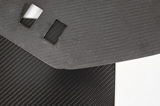 Jeu habillages de portes carbone mat  G+D sans pièces de montage