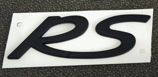 Schriftzug "RS" schwarz