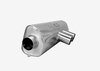Exhaust System Race 997 GT3 Cup S "M&M" Catalytic Bypass, Stainless Steel with Tips 2x76mm