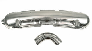 Muffler 911  1975-89 - Sport - Stainless Steel - 2 in x 1 out - Weld On Ø 84 mm (3.3") Tip
