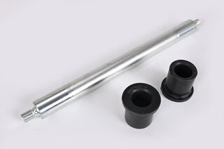 Achse für Querlenker 914 mit Buchsen - hinten - 65 Shore