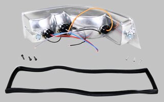 Rückleuchtengehäuse Leichtbau links 911/TT 69-86/959 ohne Glas (ca. 370 gr.)