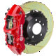 Brembo-Sport System GT (6-Kolben) 355x32mm, VA geschlitzte Scheiben - Bremssattel schwarz