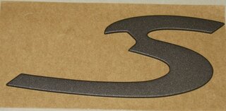 Schriftzug "S" (993) grau