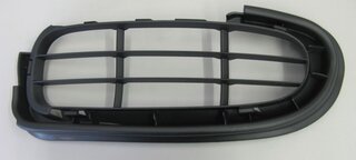 Grille front bumper left black 986 -02