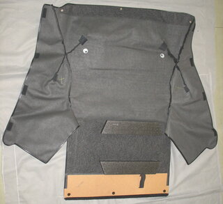 Bugraummatte Teppich (M544 für Fahrzeuge mit 75 ltr. Tank)