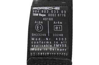 Ceinture AV avec enrouleur