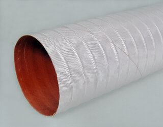 Hot Air Hose 964 C2 / C4 - Heat Exchanger to Control Box - 75 mm x 320 mm