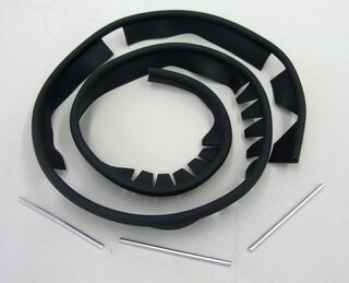 Gasket front fender-bumper right - satin black