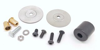 Full Race Track Mat 986 / 996 / 996 Turbo / 996 GT2 / 996 GT3 - Rennline - Silver - Driver Side