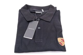 Polo Shirt Herren schwarz Gr. XXL mit Wappen
