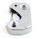 Door lock striker left 911 (65-67) - White galvanized