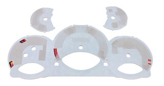 Fonds compteurs blanc 997-2 bte manuelle Km/h