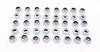 Hex Nut Set M8 - with Locking Nylon Ring (40 pcs.)