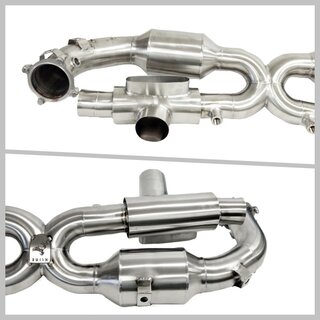 Abgasanlage "KLINE-Innovation" 993 Turbo, 100Zeller inkl. Heizverblechung wie OE