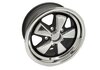 Fuchs Replica Wheel - 7 x 15 ET 23.3 - RSR Look - Satin Black Inset + Polished Spokes  - With TÜV