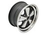 Fuchs Replica Wheel - 7 x 15 ET 23.3 - RSR Look - Satin Black Inset + Polished Spokes  - With TÜV