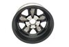 Fuchs Replica Wheel - 7 x 15 ET 23.3 - RSR Look - Satin Black Inset + Polished Spokes  - With TÜV