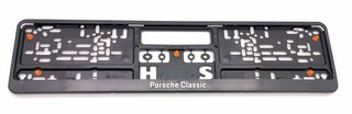 Cadre de plaque d'immatriculation Porsche Classic