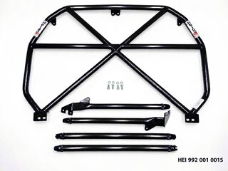 Roll Bar 992  - Steel - Bolt-in - without Sunroof - X-Diagonal + Harness Bar + V-Support