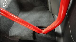 Arceau acier clubsport 992 sans TO avec croix + diagonale V+montant C + barre harnais