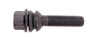 Wheel Bolt black 60mm (for 15mm Spacer FVD 351 955 15B)