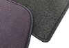 Floor Mat Set 911 / 930 - Jakarta - Metro Blue Edging -  Metro Blue Stitching - Includes Fastener