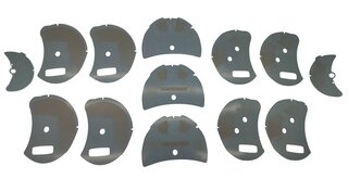 Zifferblattsatz Weiß 986 / 996.2 / 996.2 GT3 - 2002-2005 mit Bordcomputer